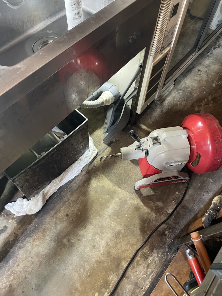 作業中