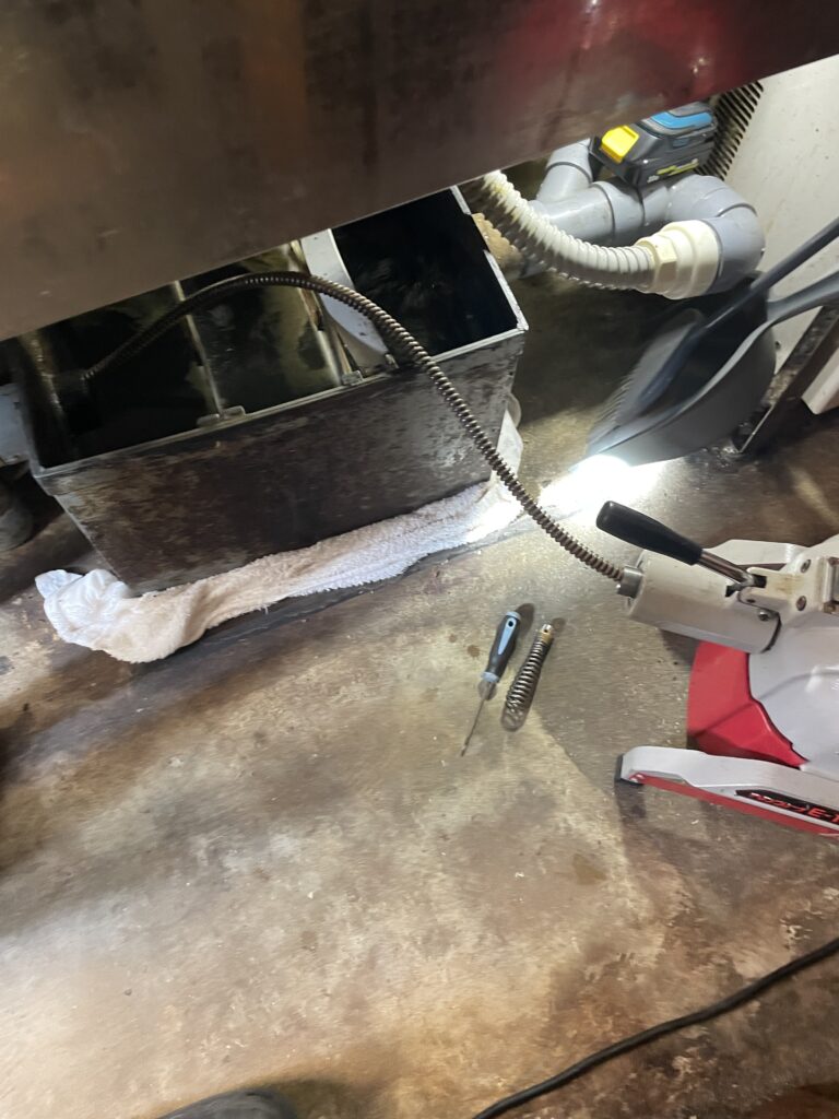 作業中
