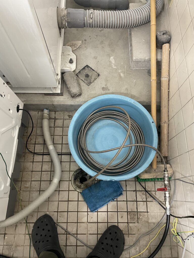 作業中