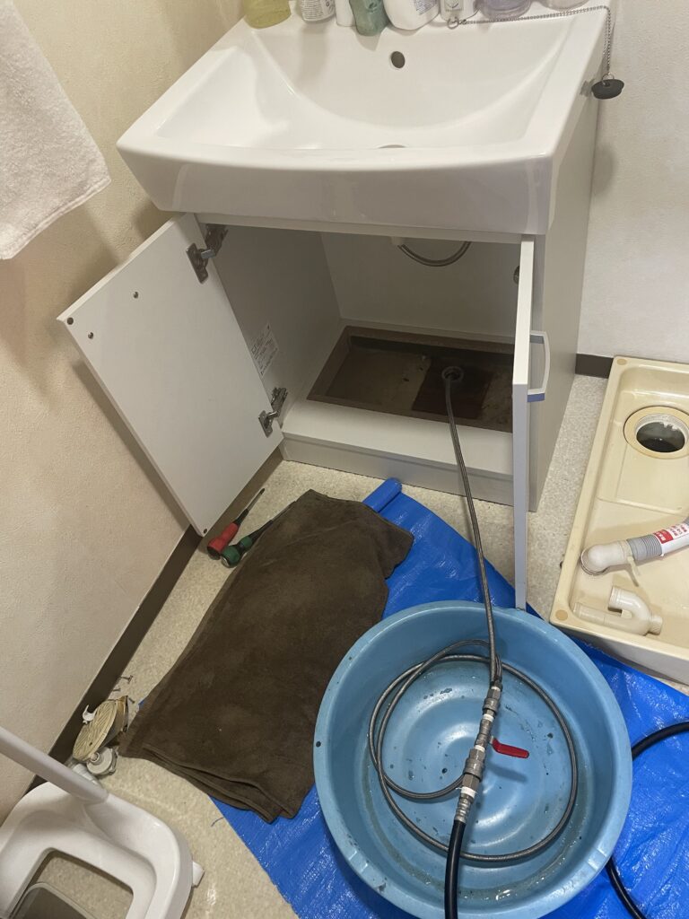 作業中