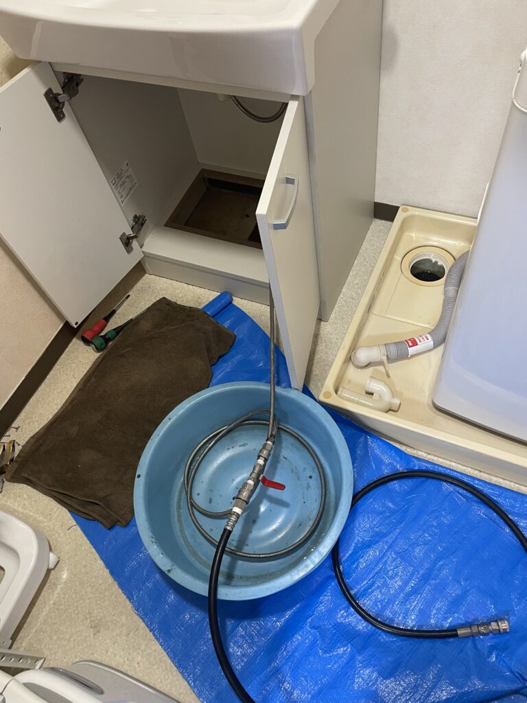 作業中