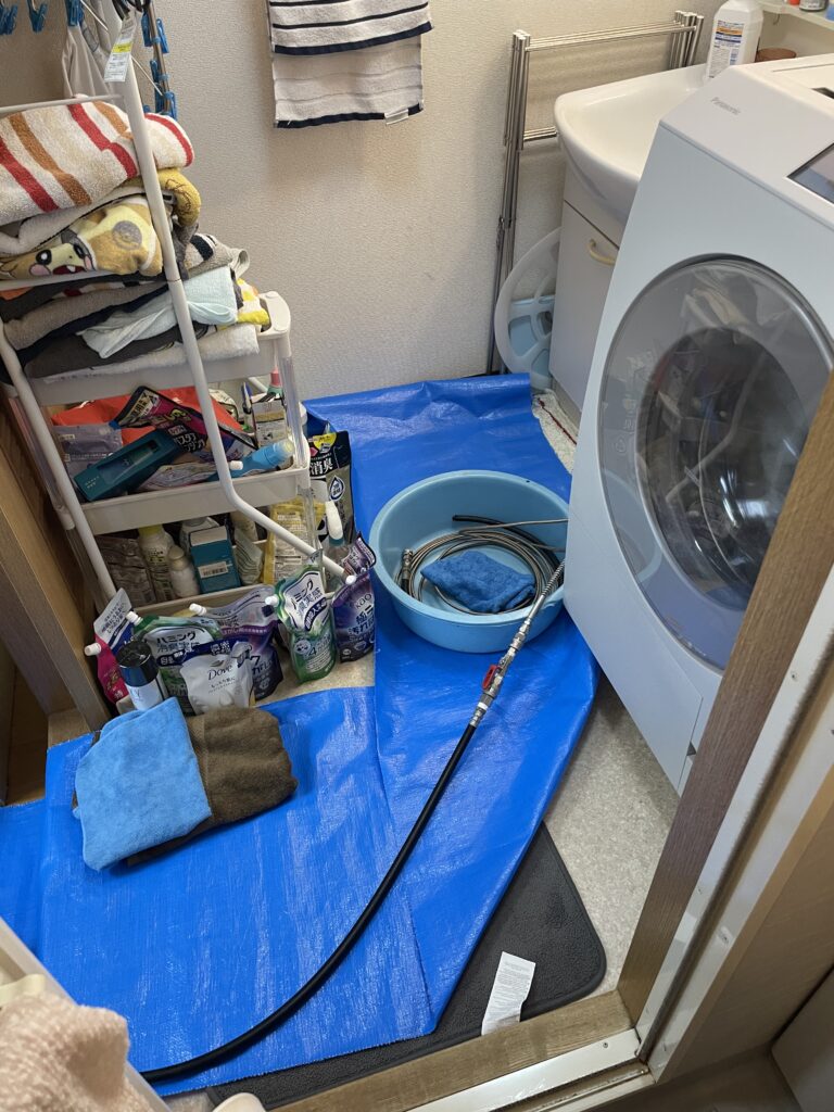 作業中